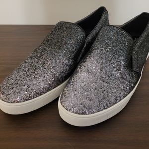 Michael Kors Glitter slide on tennis shoes